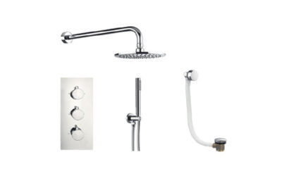 Round shower pack – (3 knob 3 outlet)