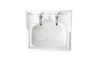 Burlington classic basin with invisible waste & overflow