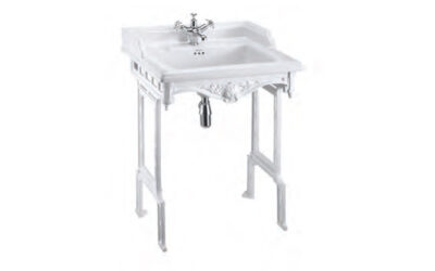 Burlington white aluminium washstand