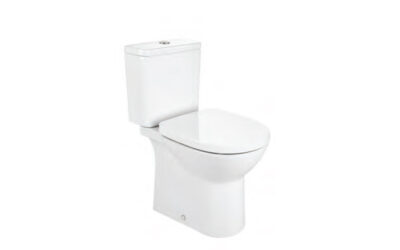 Debba open back round rimless close couple WC complete