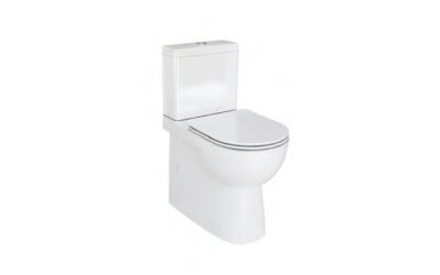 Debba round comfort height close coupled pan