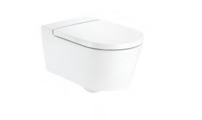 Inspira round rimless wall hung WC 560mm projection