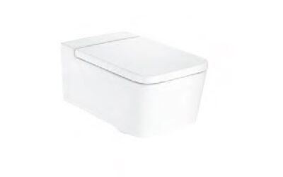 Inspira square rimless wall hung WC 560mm projection