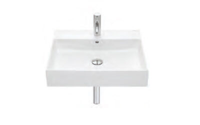 Inspira wall hung or vanity basin 1TH 600 x 490 x 120mm