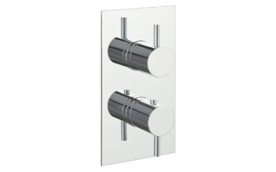 Florence thermostatic concealed 3 outlet shower valve – chrome