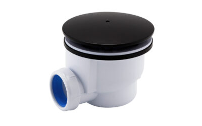 Shower waste 90mm – matt black
