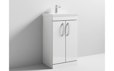 500mm floor standing vanity with basin 1