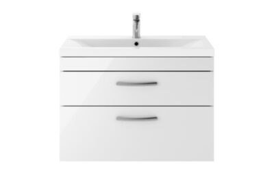 800 wall hung 2-drawer vanity & basin 1