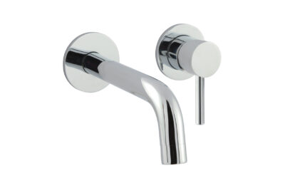 Florence concealed manual valve with spout – chrome