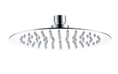Glide ultra thin round shower head 300mm – chrome