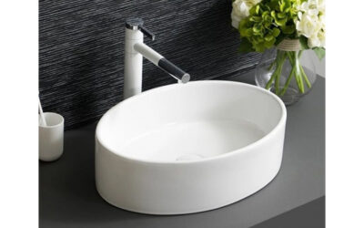 Art counter top/ no tap hole basin.