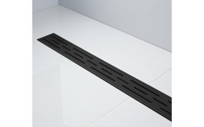 Elegance shower grate 600mm – matt black
