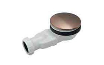 Vos slim shower waste – brushed bronze