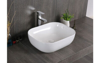 Art counter top/ no tap hole basin.