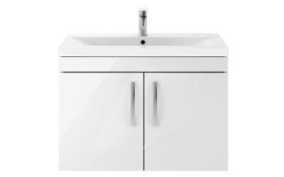 800 wall hung 2-door basin unit
