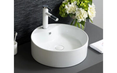 Art counter top/ single tap hole basin.