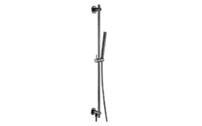 Slide rail with single function – brushed black