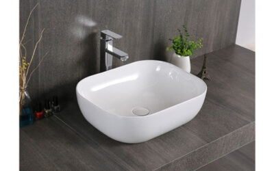 Art counter top/ no tap hole basin