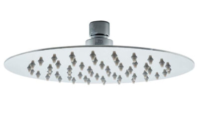 Glide ultra thin round shower head 200mm chrome