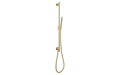 Slide rail with single function – brushed brass