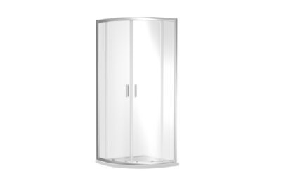 900x900x1850mm quadrant enclosure 6mm – chrome