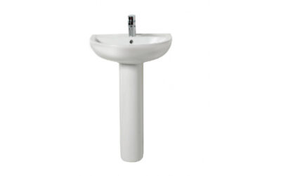 Cosmo basin with full pedestal 560 x 470 x 860mm