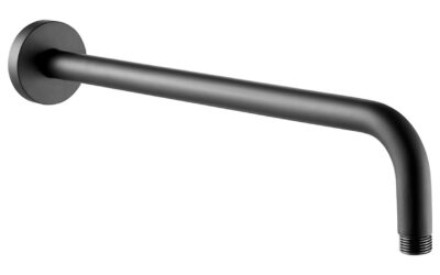 Wall shower arm 400mm – matt black