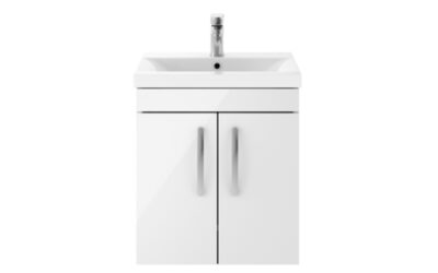 500 wall hung 2-door vanity & basin 1