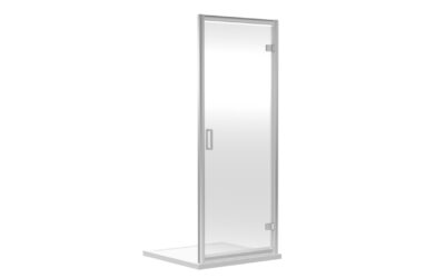 Hinge door 800×1850 6mm – chrome