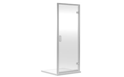 Hinge door 760×1850 6mm – chrome