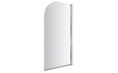 Round bath screen 6mm – chrome
