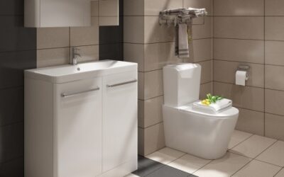 Charm floor standing (2 door) unit & ceramic basin.