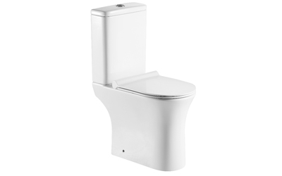 Wave c/c toilet(open back) with geberit flush & seat