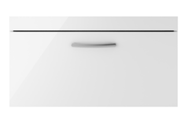 800 wall hung single drawer basin unit