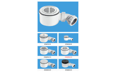 90mm shallow shower trap – 70mm high
