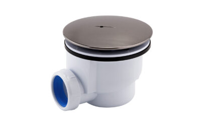 Shower waste 90mm – brushed black