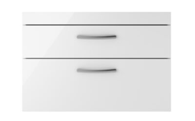 800 wall hung 2-drawer basin unit