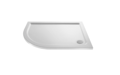 Off set quadrant shower tray left hand – multiple sizes available
