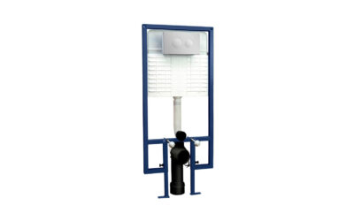 Round dual flush push button