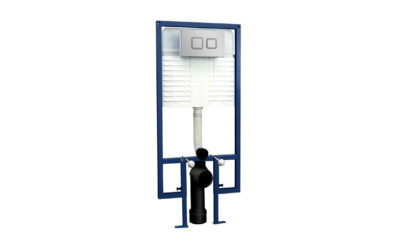 Square dual flush push button